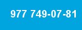 977 749-07-81 977 749-07-81